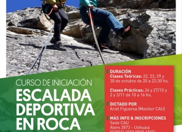 CURSO DE ESCALADA DEPORTIVA EN ROCA