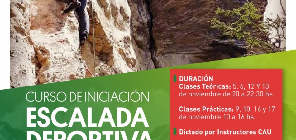 Cursos Escalada Deportiva